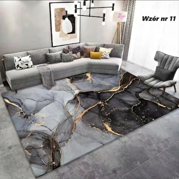 DYWAN DO SALONU 140x200 CM NOWOCZESNE WZORY PREZENT SOFT SZARY!!