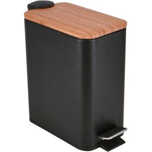 Kosz na pedał RADO 5 l bambus czarny