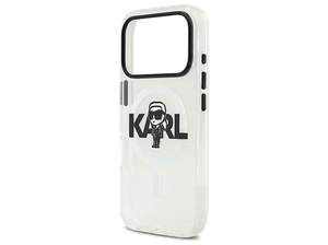 Etui KARL LAGERFELD IML Karl Sketch Logo MagSafe do iPhone 17 Pro Przezroczysty
