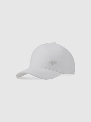 4F czapka z daszkiem bejsbolówka dziecięca 4FJWSS25ACABU387 biała (one size)