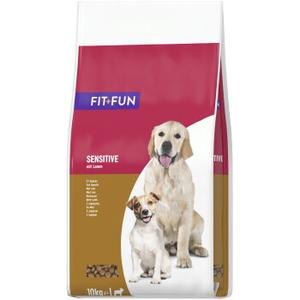 FIT+FUN sucha karma dla psa dorosłego Sensitive z jagnięciną 10 kg