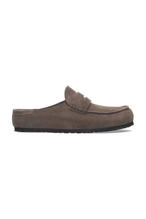 Birkenstock klapki zamszowe Naples Wrapped LEVE