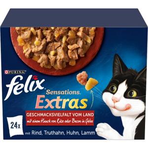 Felix Sensations Extras w galarecie 24 x 85 g