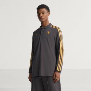 Koszulka polo z długim rękawem Manchester United Terrace Icons