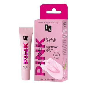 AA Balsam Do Ust Z Ekstraktem Z Aloesu I Olejkiem Migdałowym Pink Aloes