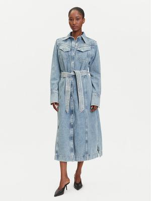 BOSS Sukienka jeansowa 50546068 Niebieski Regular Fit