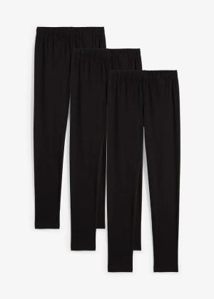Legginsy z elastycznej bawełny organicznej (3 pary)