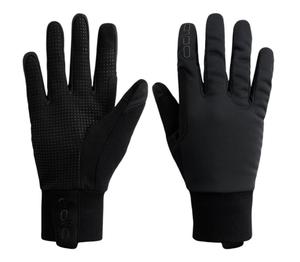 Rękawice z softshellu wiatroszczelne Odlo Gloves full finger MULTISPORT WARM czarny (M)