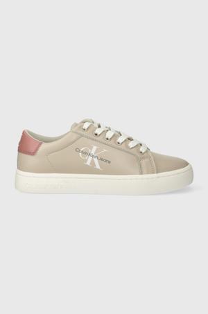 Calvin Klein Jeans sneakersy skórzane CLASSIC CUPSOLE LACEUP LTH WN