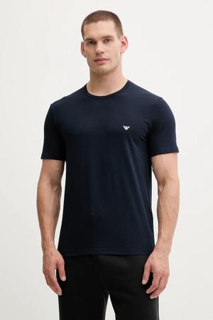 Emporio Armani Underwear T-shirt basic męski bawełniany z elastanem 2-pack