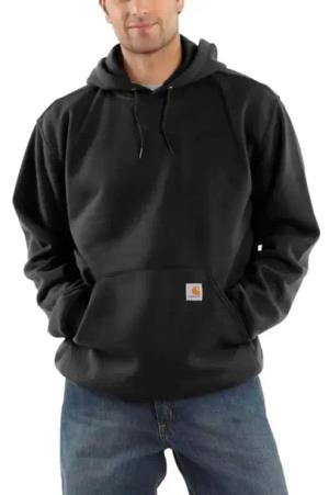 Bluza męska z kapturem Carhartt Midweight Hooded Sweatshirt BLK czarny XS