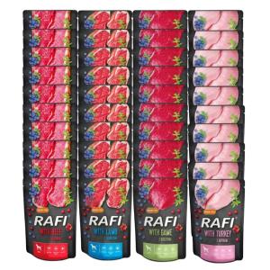 DOLINA NOTECI Rafi mix smaków Mokra karma dla psa 40x 300g