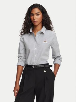 Beverly Hills Polo Club Koszula P-SS26W-SH0005 Granatowy Regular Fit