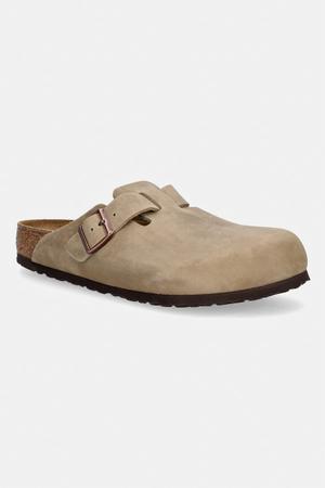 Birkenstock klapki mules męskie nubukowe Boston