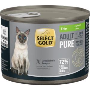 SELECT GOLD Pure Adult Pasztet Kaczka 24x200 g