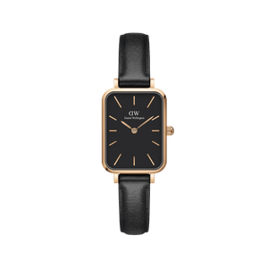 Daniel Wellington DW Watch Quadro Pressed Sheffield Black Rose Gold 20x26mm