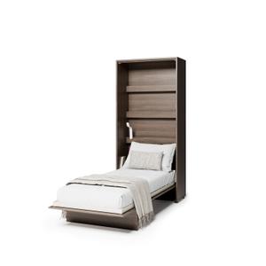 Półkotapczan pionowy BC-03 Bed Concept 90x200 cm Rozmiar łóżka - 90x200 cm | Kolor - Dąb dunin | składany | funkcjonalny | oszczędność przestrzeni