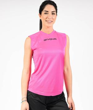 GIVOVA koszulka bezrękawnik damski ONE różowa (XL)