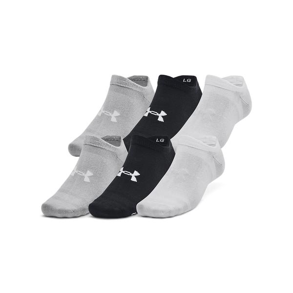UNDER ARMOUR skarpetki bawełniane unisex 6 pak szary mix (M)