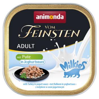 animonda Vom Feinsten mokra karma dla kota, Adult, Milkies 32x100g Indyk