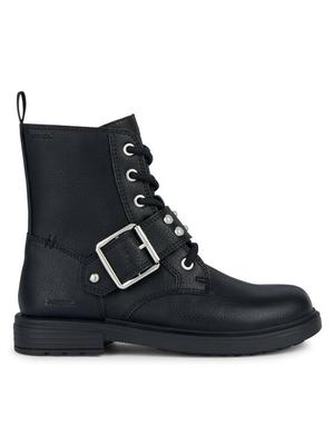 Geox Botki J Eclair Girl J369QD 000BU C9999 M Czarny