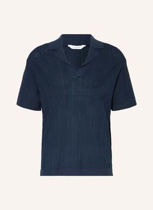 Calvin Klein Koszulka Polo Z Dzianiny blau
