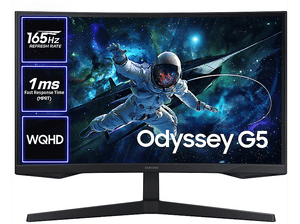 PRODUKT PO EKSPOZYCJI - Monitor SAMSUNG Odyssey G5 LS27CG510EUXEN 27 QHD VA 1ms 165 Hz