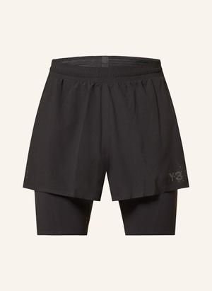 Y-3 Szorty Do Biegania 2 W 1 Y-3 Running schwarz