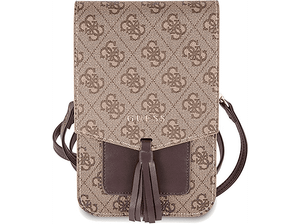 Torba GUESS 4G Uptown Wallet na smartfona Brązowy GUWBSQGBE