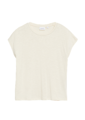 T-shirt o fakturze przędzy płomienistej Regular Fit