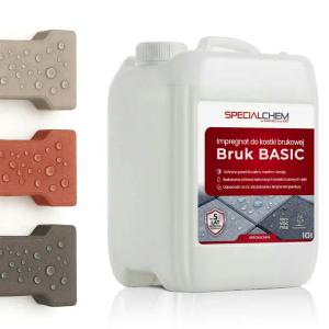 Matowy impregnat hydrofobowy do brukowej SPECIALCHEM BRUK BASIC 10l 70m²