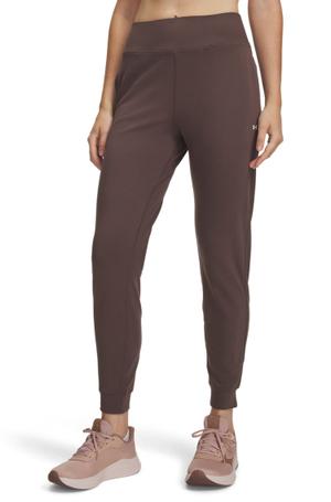 Under Armour UA Motion damskie joggery spodnie sportowe na co dzień brązowe (XL)