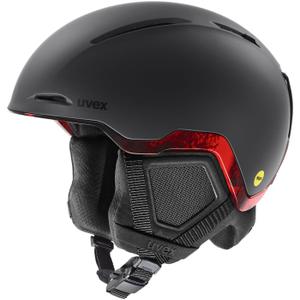 UVEX Kask narciarski Monte pro MIPS czarno-czerwony (56-59)