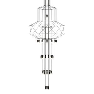 Lampa wisząca FLUSSO 43 czarna