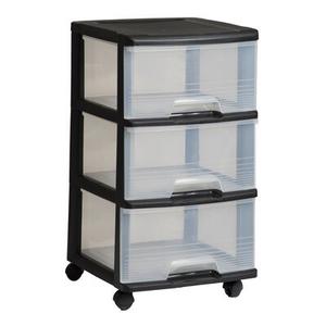 Regał 3 x 20 l czarny