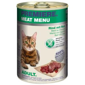 PREMIERE Meat Menu Adult Wołowina z sarną 12x400 g