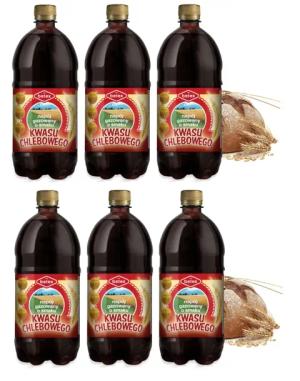 Napój gazowany o smaku kwas chlebowy Betex 6 x1l