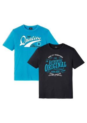 T-shirt z czystej bawełny organicznej  (2 szt.)
