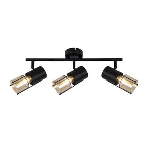 Listwa 3-płomienna Scottie 3 x E14 40 W czarna