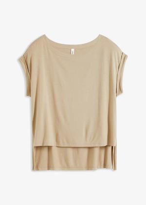 Shirt oversized z lejącej wiskozy