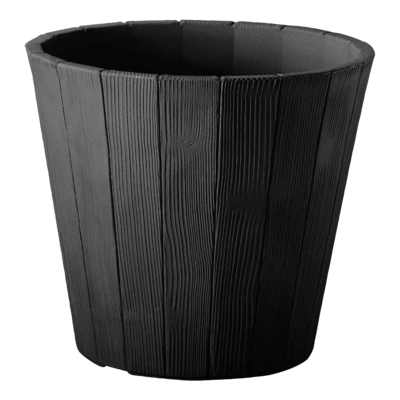 Doniczka "Wood" Ø 40 cm antarcytowy