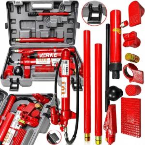 ROZPIERAK HYDRAULICZNY 10T TON ZESTAW BLACHARSKI SIŁOWNIK POMPA AKCESORIA