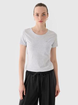 4F T-shirt damski F1845 szary (XS)