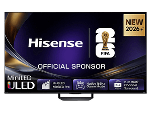 Telewizor ULED MiniLED HISENSE 75U7S Pro 75" 4K 165 Hz Dolby Vision FreeSync Premium Grafitowy