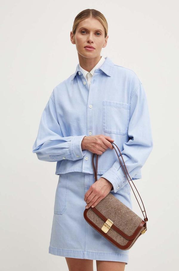 A.P.C. koszula jeansowa surchemise samantha brodee
