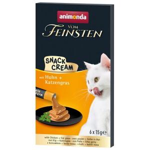 animonda Vom Feinsten Adult Kremowa przekąska 11x6x15 g Kurczak i trawa dla kota