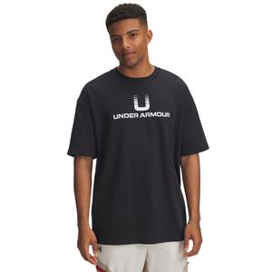 UNDER ARMOUR t-shirt męski koszulka z logo czarna (S)