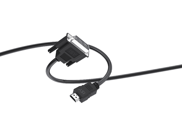 Kabel DVI - HDMI ISY IDV-5001 1.5m Czarny