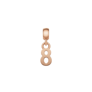 Daniel Wellington DW Charm Number 8 Rose Gold