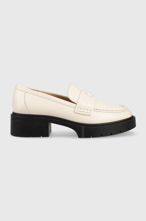 Coach mokasyny skórzane Leah Loafer